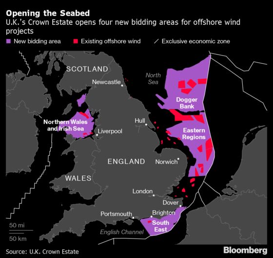 U.K. Set to Open $25 Billion Contest for Offshore Wind Farms