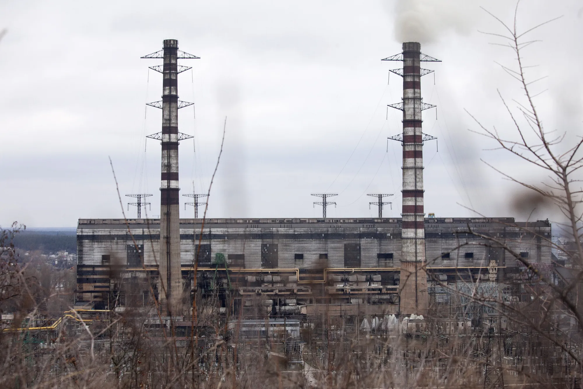 The Trypilska power station near Kyiv.