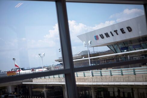 The United Airlines terminal is seen at John F. Kennedy Airport on July 22, 2014 in New York City.