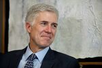 Neil Gorsuch, on Capitol Hill.
