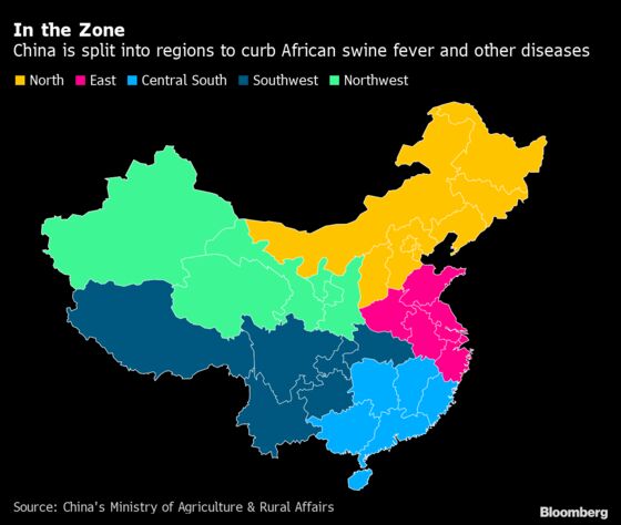 China’s Swine Fever Lockdown Reshapes $300 Billion Pig Industry