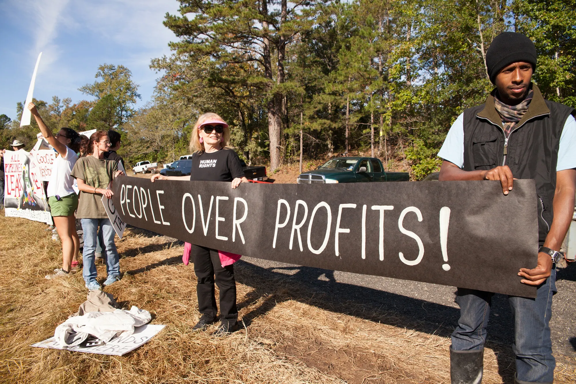 USA - Environmental Activists and Landowners Fight Against the Keystone Pipeline in East Texas