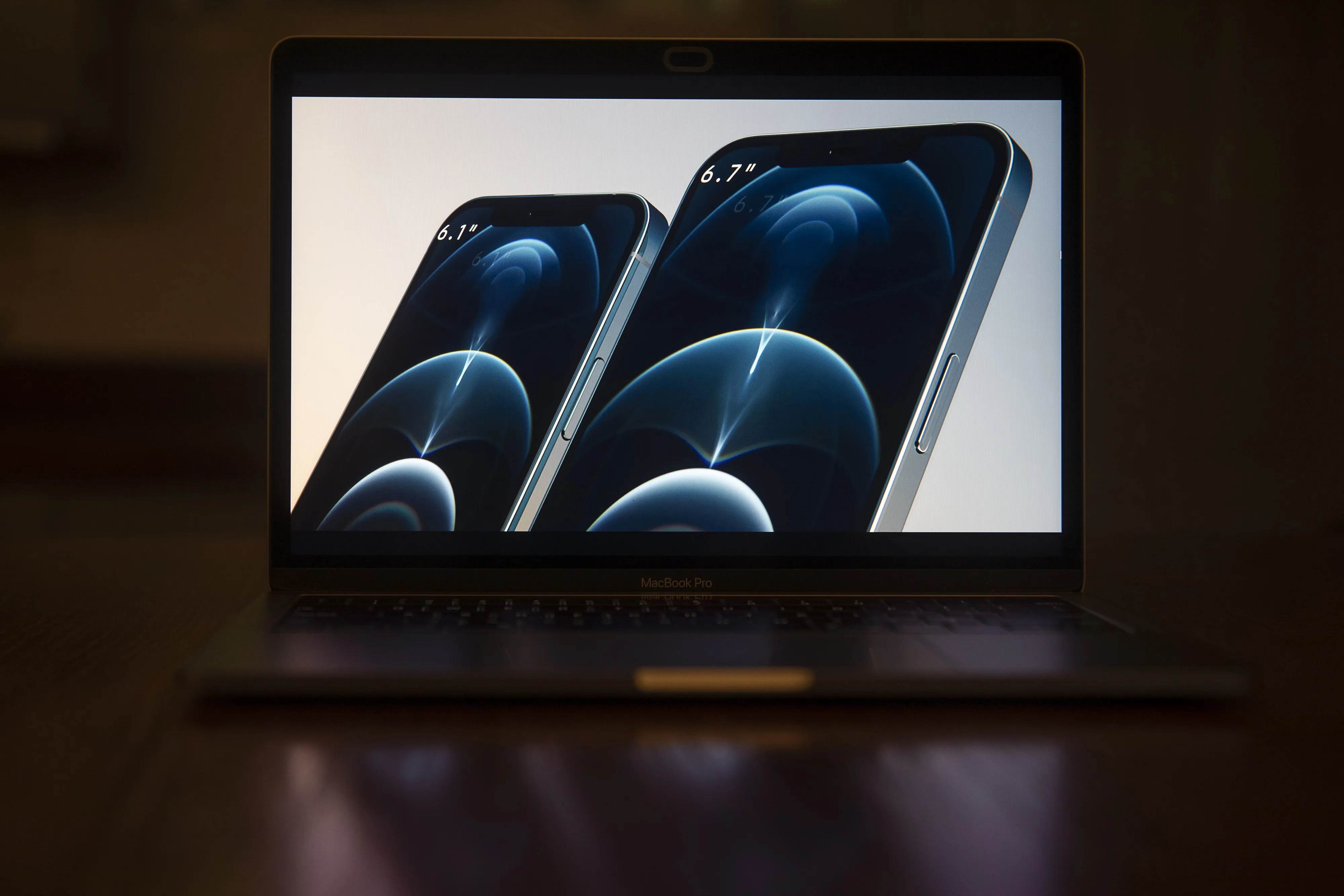 The Apple iPhone 12 Pro and iPhone 12 Pro Max are unveiled during a virtual product launch on Oct. 13.