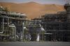 The Natural Gas Liquids (NGL) facility operates in Saudi Aramco's Shaybah oilfield in the Rub' Al-Khali (Empty Quarter) desert in Shaybah, Saudi Arabia, on Tuesday, Oct. 2, 2018. Saudi Aramco aims to become a global refiner and chemical maker, seeking to profit from parts of the oil industry where demand is growing the fastest while also underpinning the kingdom’s economic diversification.