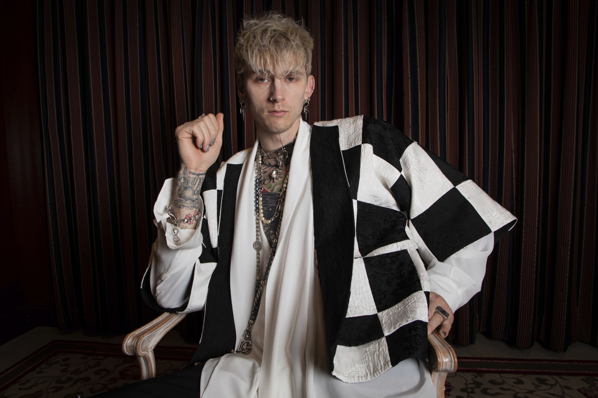 Actor-musician <b>Colson</b> Baker, also known as Machine Gun Kelly