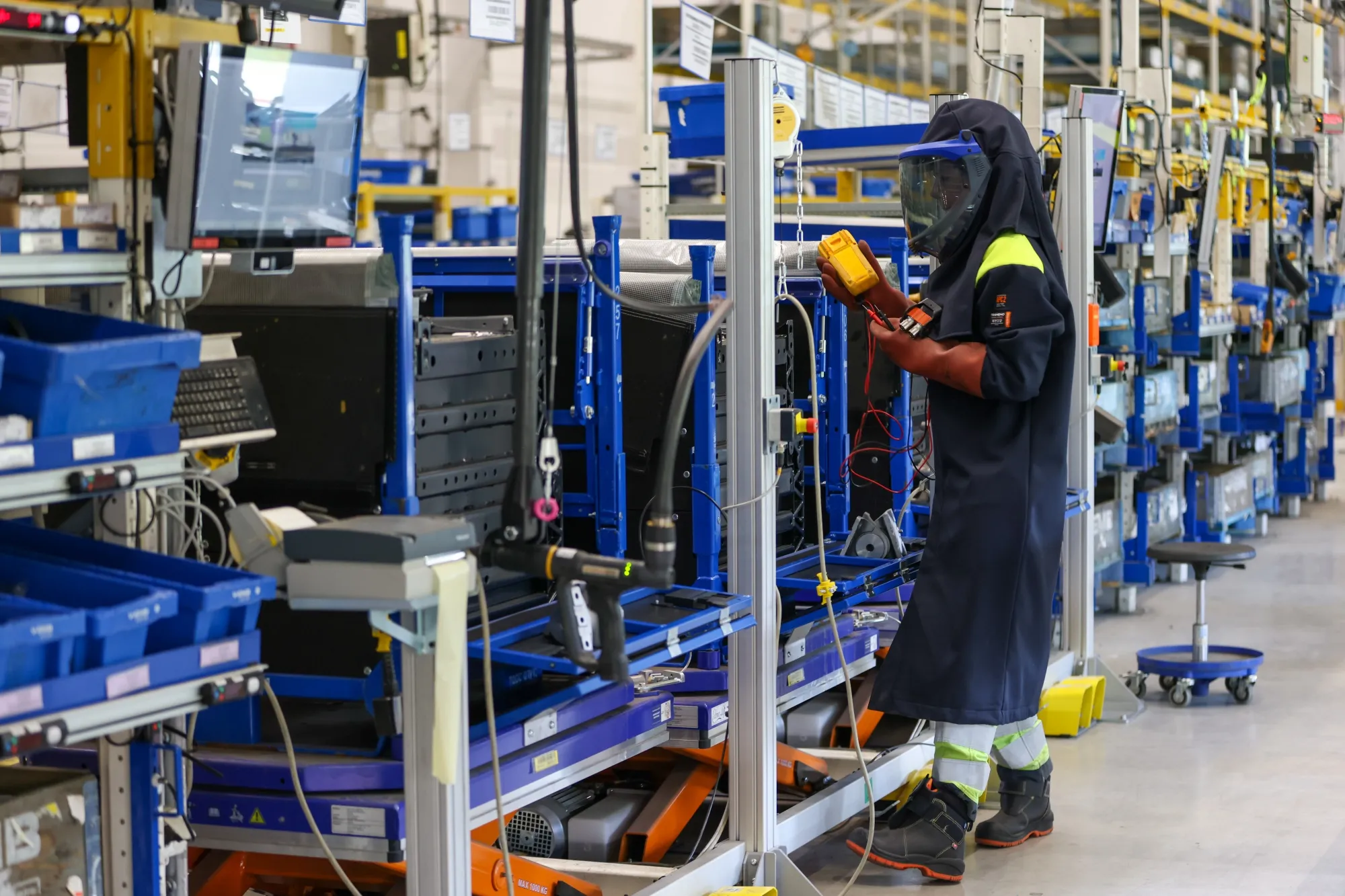 An assembly line&nbsp;in Gothenburg, Sweden