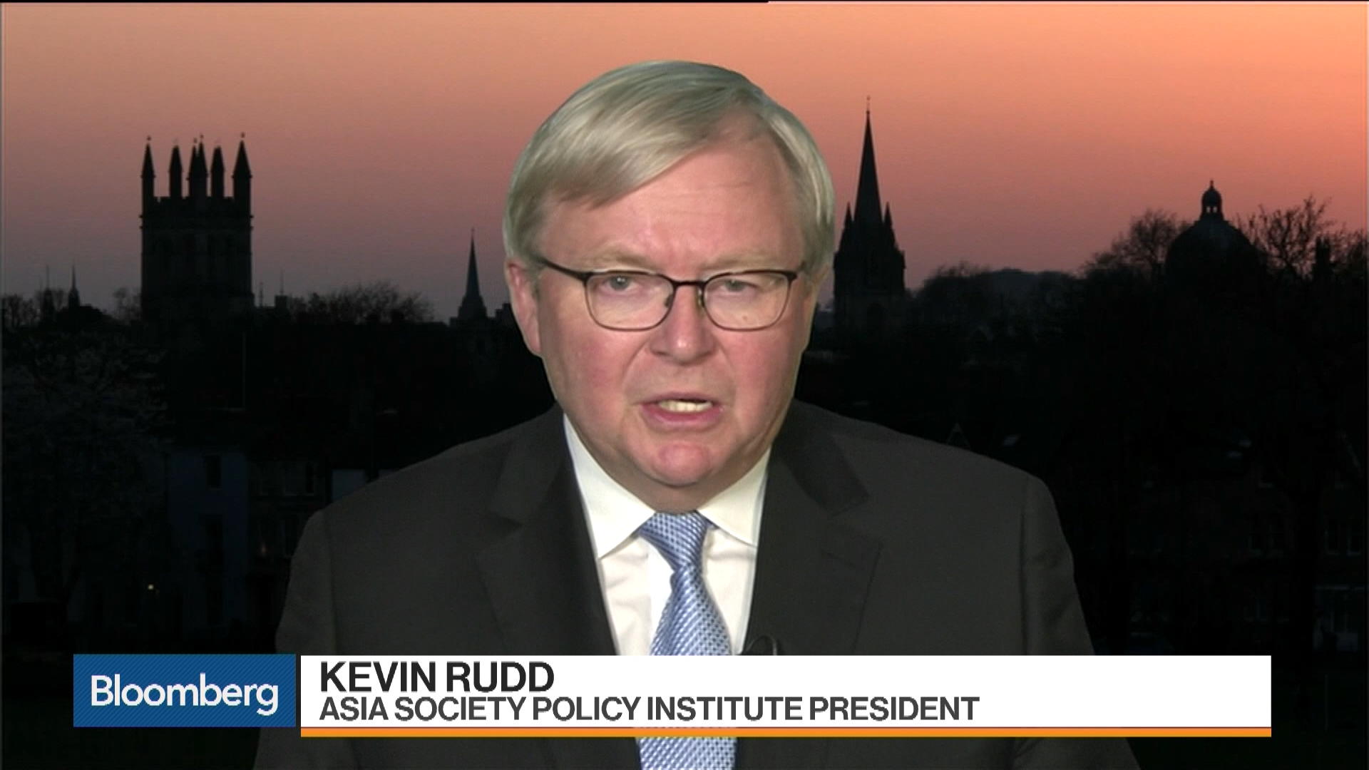 Watch Former Australia PM Rudd on U.S. Relations, Anbang and North