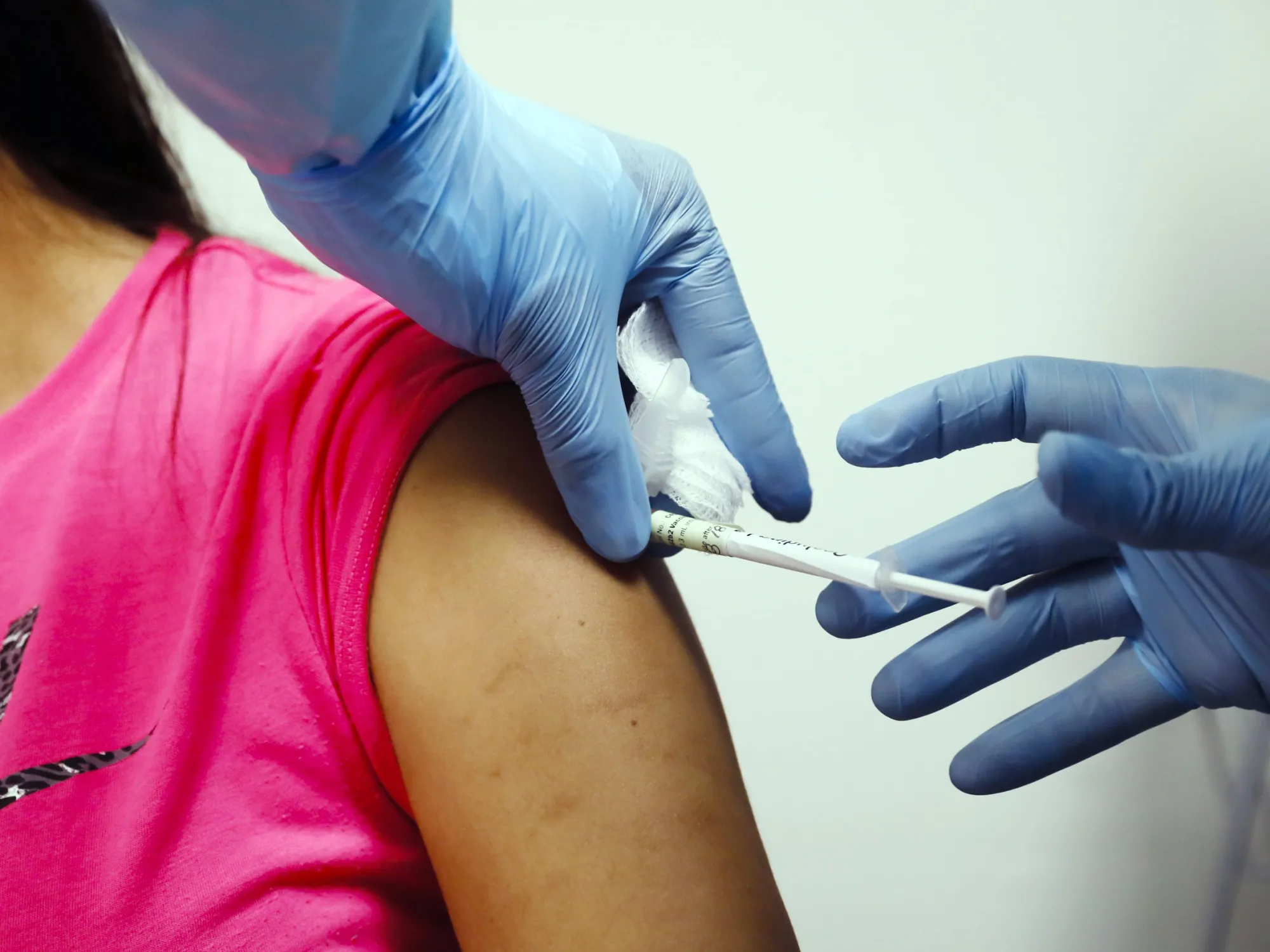 Getting the jab done