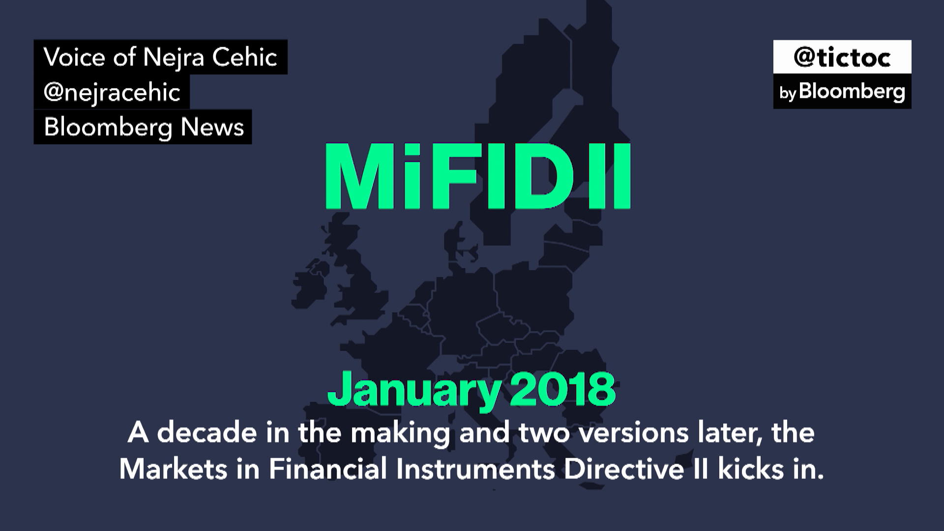 Watch 2018: The Year Of MiFID II - Bloomberg