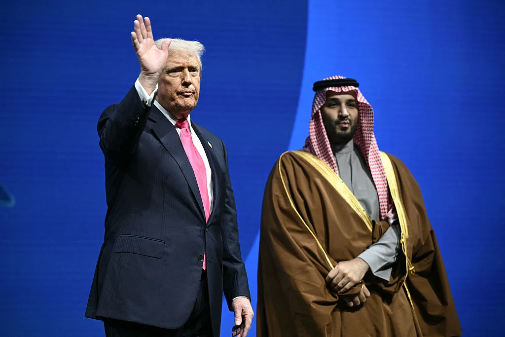 Crown Prince&nbsp;of Saudi Arabia Mohammed bin Salman and US President Donald Trump in November 2025.&nbsp;