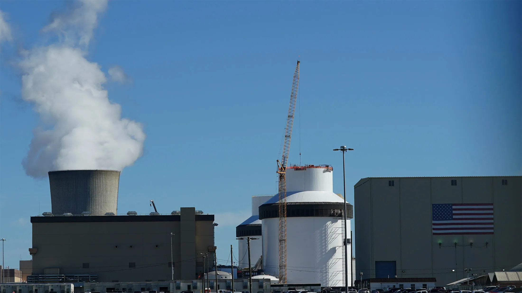 Reactor number 3 and it's cooling tower at Plant Vogtle nuclear power plant&nbsp;in Waynesboro, Ga. on Jan. 20.