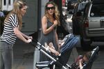 Sarah Jessica Parker and a nanny take her twins Marion and Tabitha for a walk in the West Village in New York  last year.