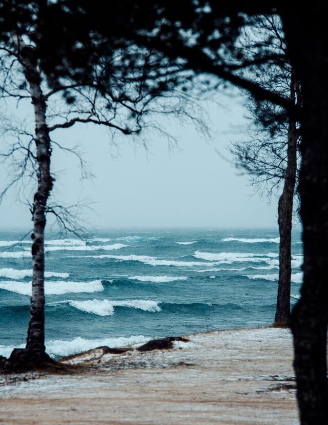 Presque Isle Park, overlooking Lake Superior, where Kyla and Jordan would go to watch the sun set.