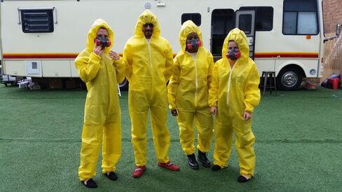 The events team behind ABQ don their Walter White best.
