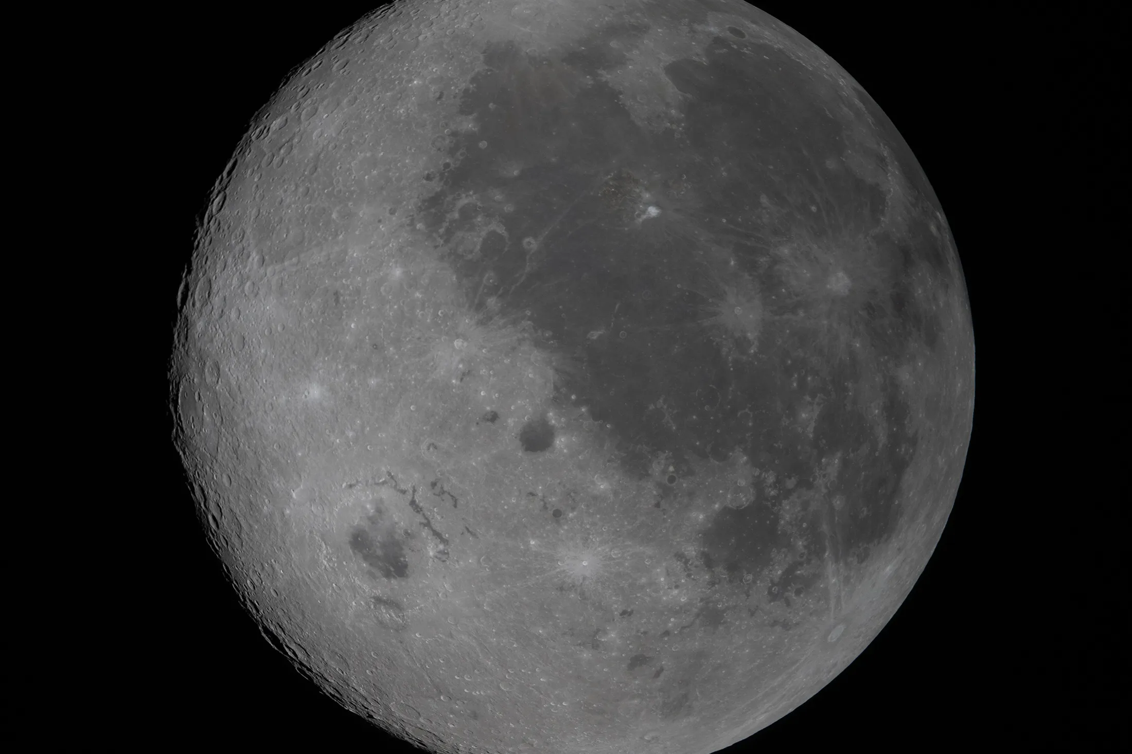 Fully illuminated view of the Moon taken on April 6, 2026.