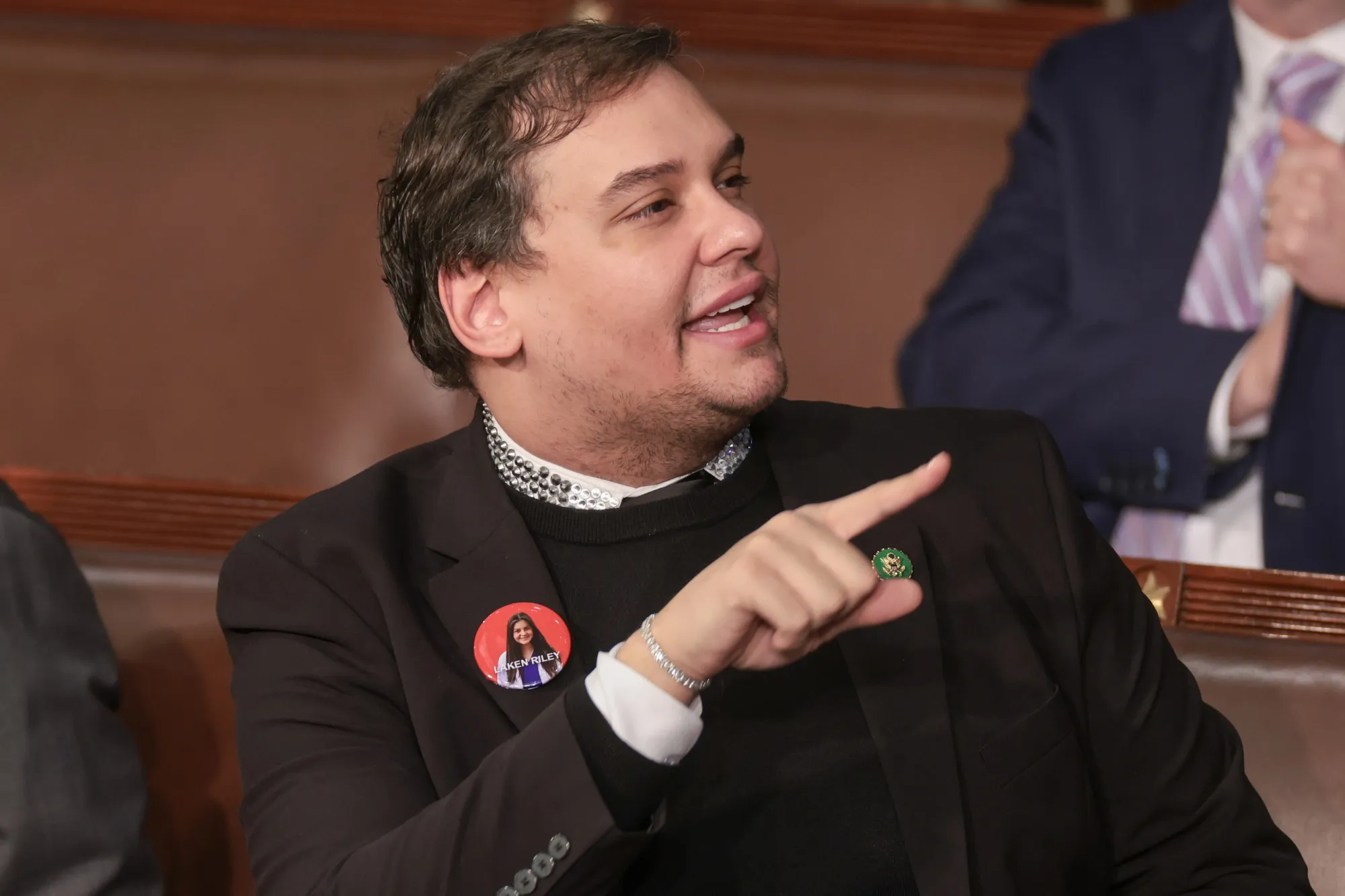 George Santos attends U.S. President Joe Biden’s State of the Union address at the U.S. Capitol on March 7.
