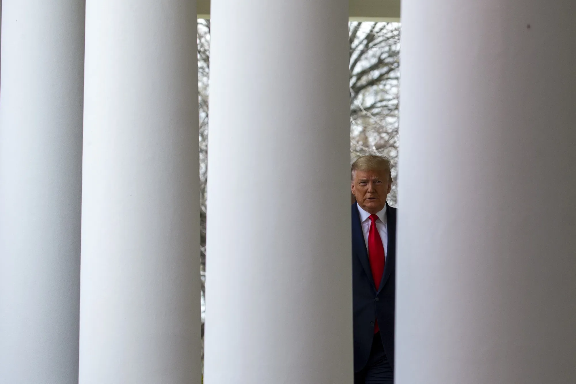 President Trump Holds News Conference In The Rose Garden Of White House