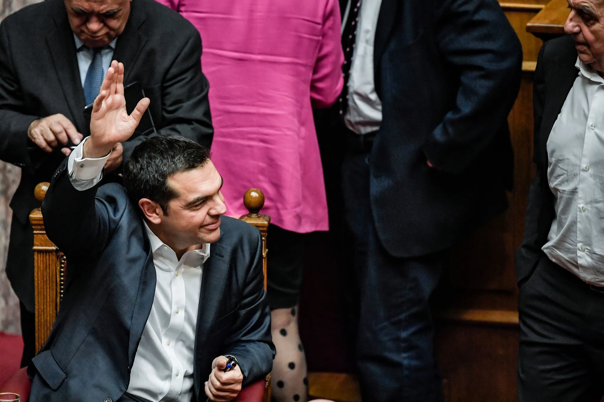 Alexis Tsipras on Jan. 16.