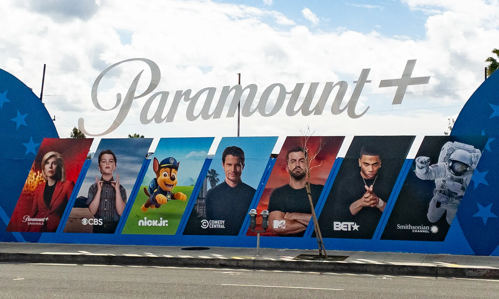 A Paramount+ billboard in West Hollywood, California.