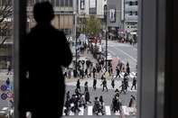 Shoppers In Shibuya As Japan’s Prices Fall Under The Pandemic