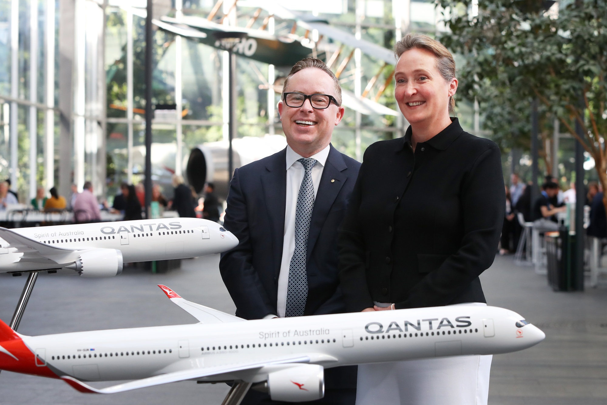 Qantas над Сиднеем