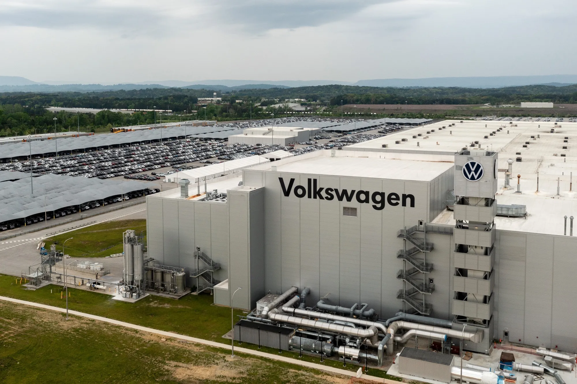 A Volkswagen AG assembly plant in Chattanooga, Tennessee.