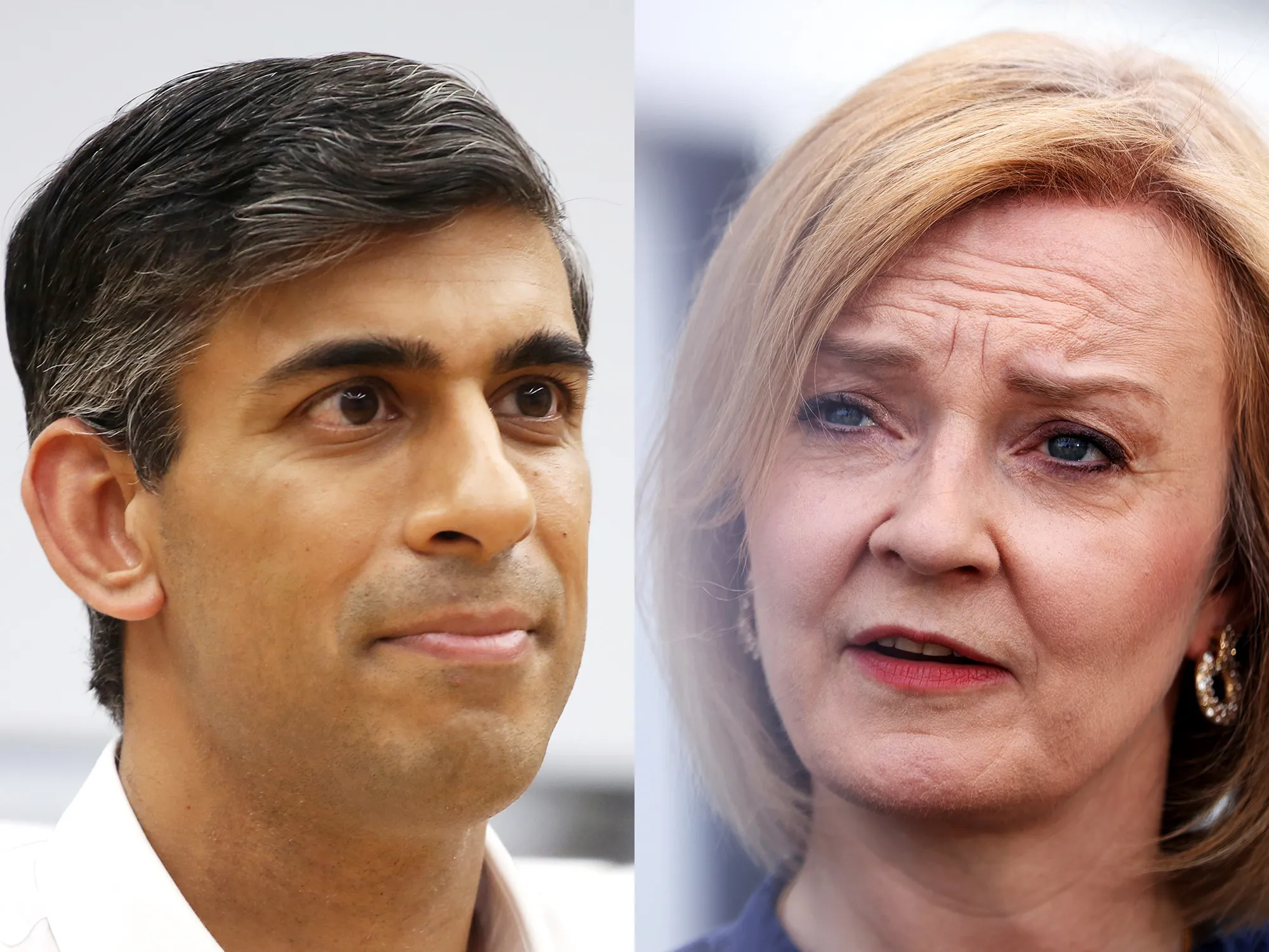 Rishi Sunak and Liz Truss