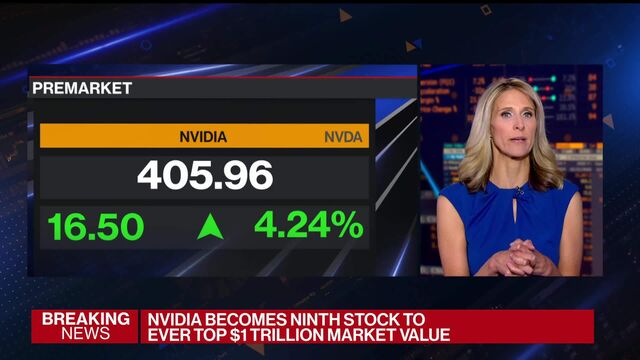 Nvidia Chipmaker Hits $1 Trillion in Market Value With AI Push In Tech