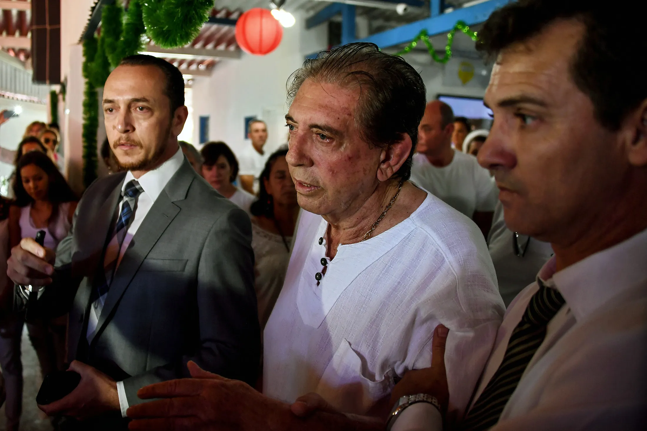 Joao Teixeira de Faria, center. 