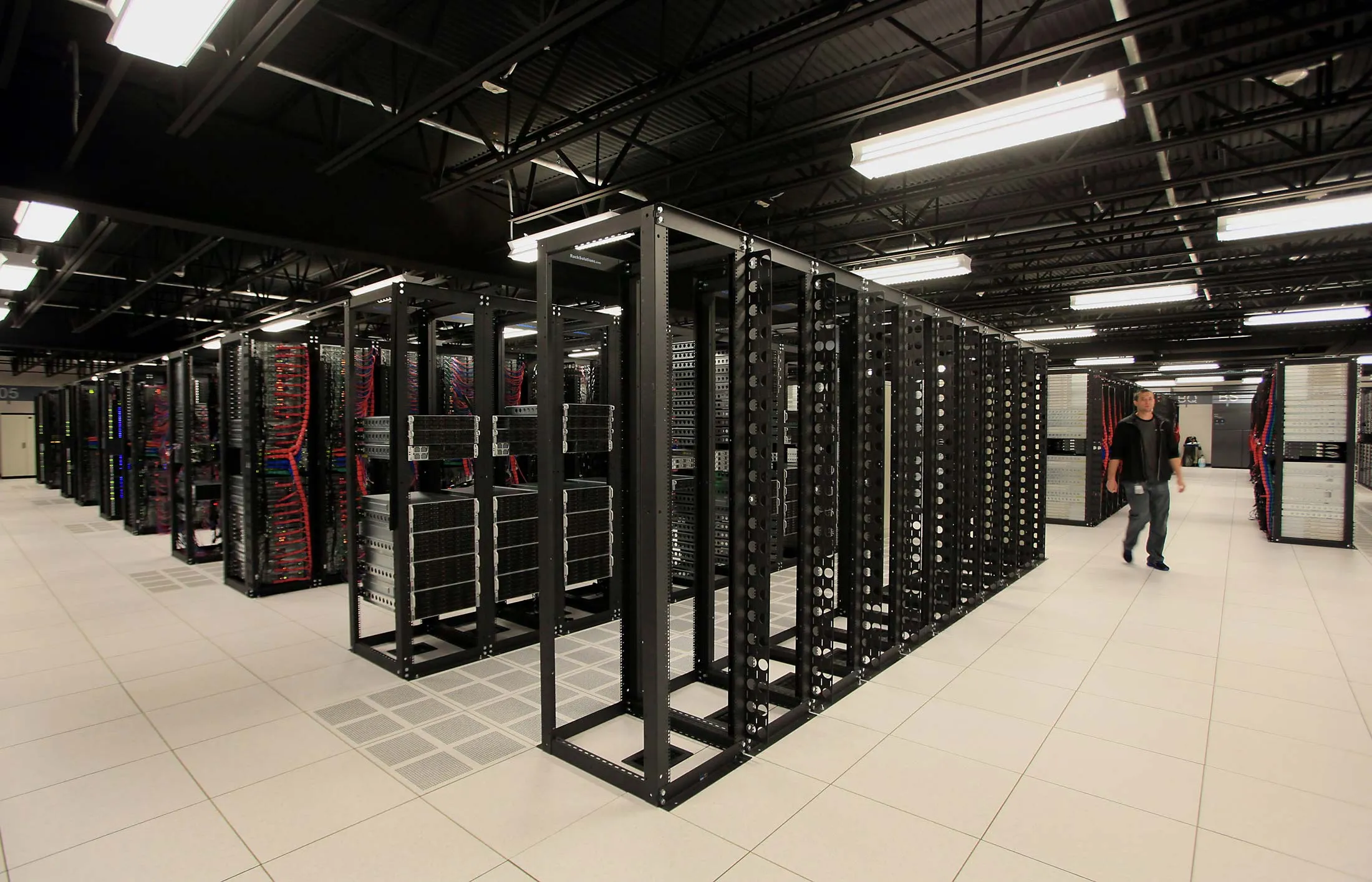 An IBM data center in Dallas.
