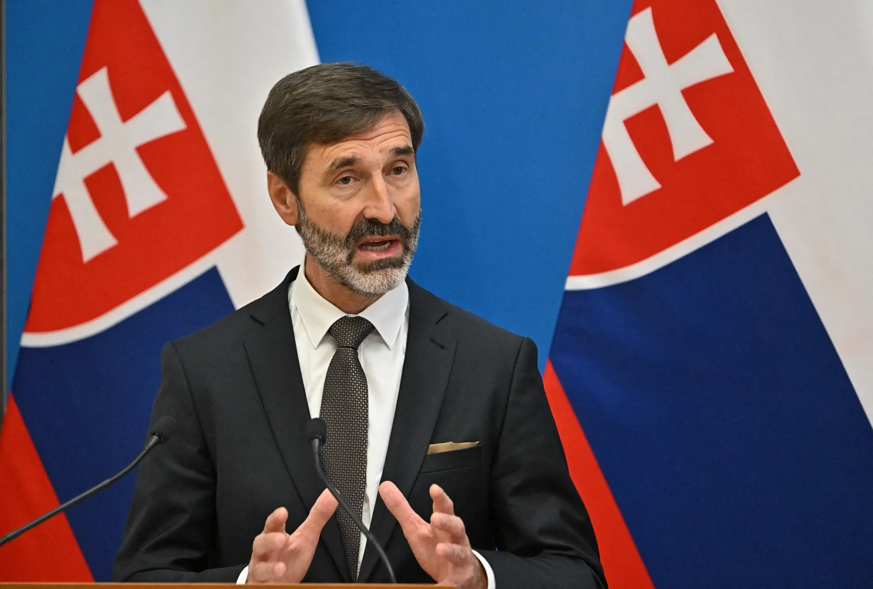 Slovakia's Foreign Minister Juraj Blanar