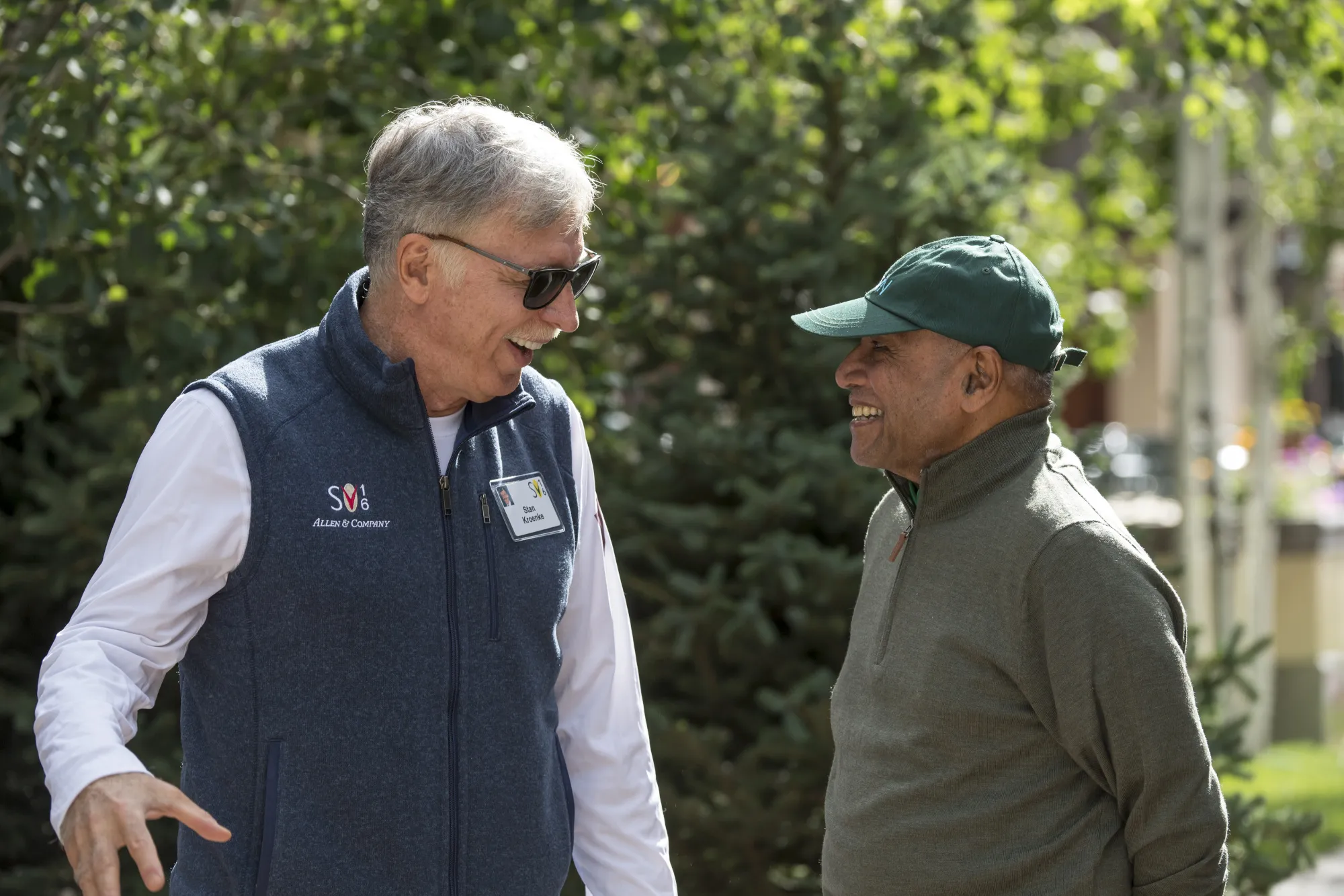Enos Stanley “Stan” Kroenke, chairman and founder of the Kroenke Group, left, shown in July 2016. 