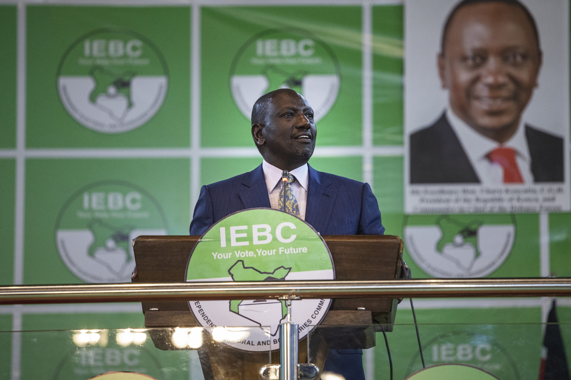William Ruto, newly-elected president of Kenya, addresses the nation on&nbsp;Aug. 15.