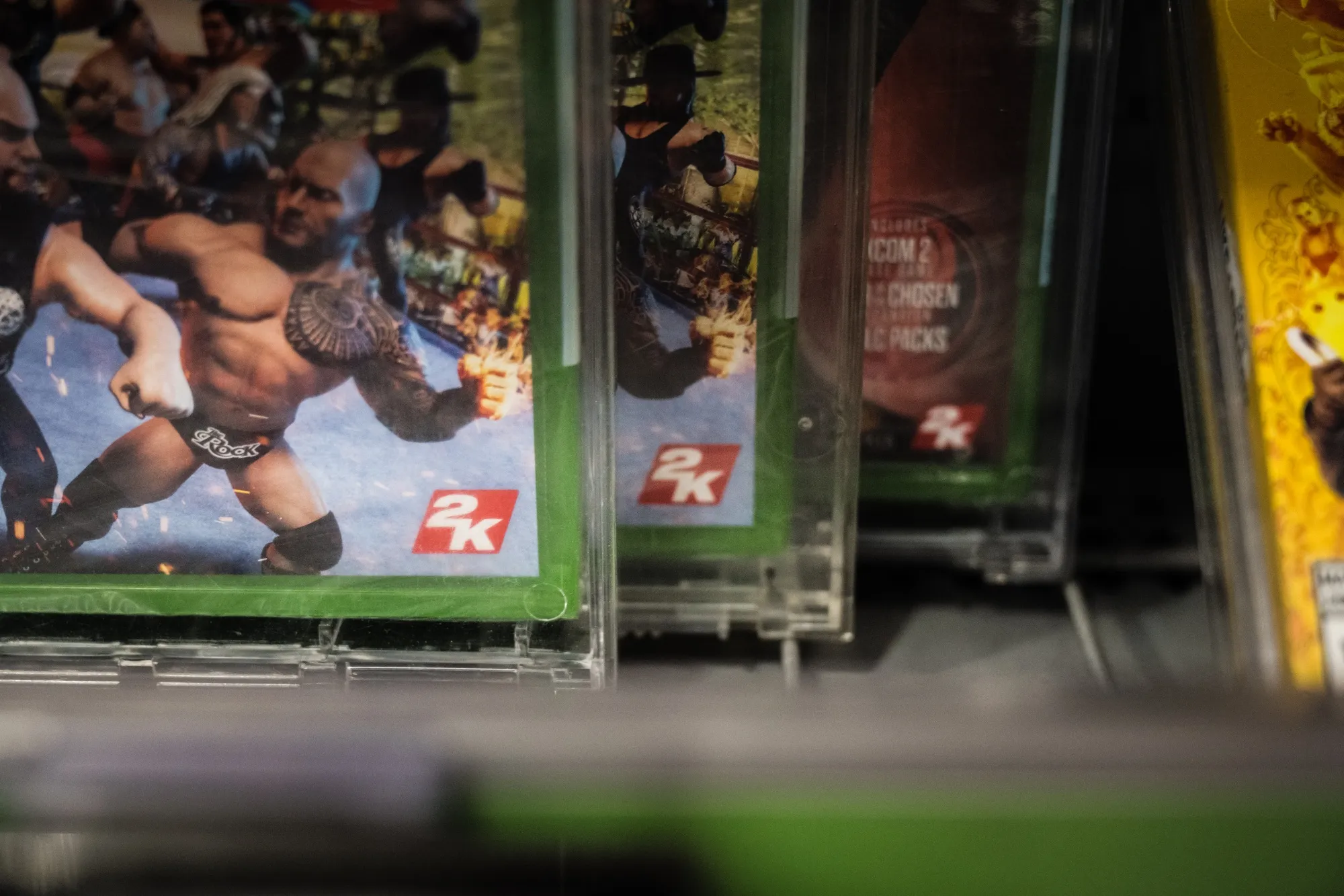 Take-Two Interactive video games for&nbsp;sale at a store in Louisville, Kentucky, in 2022.