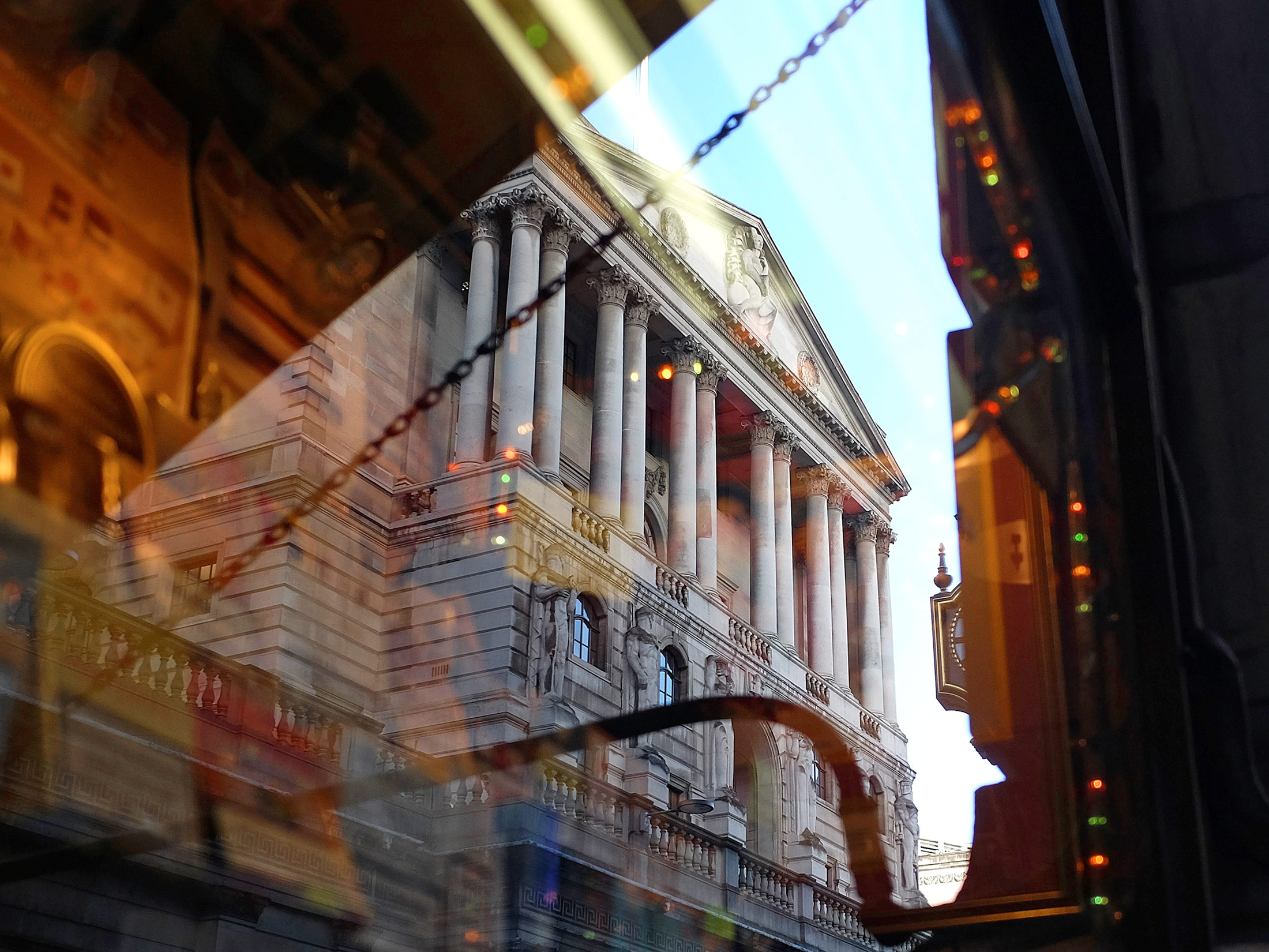 The Bank of England in London.
