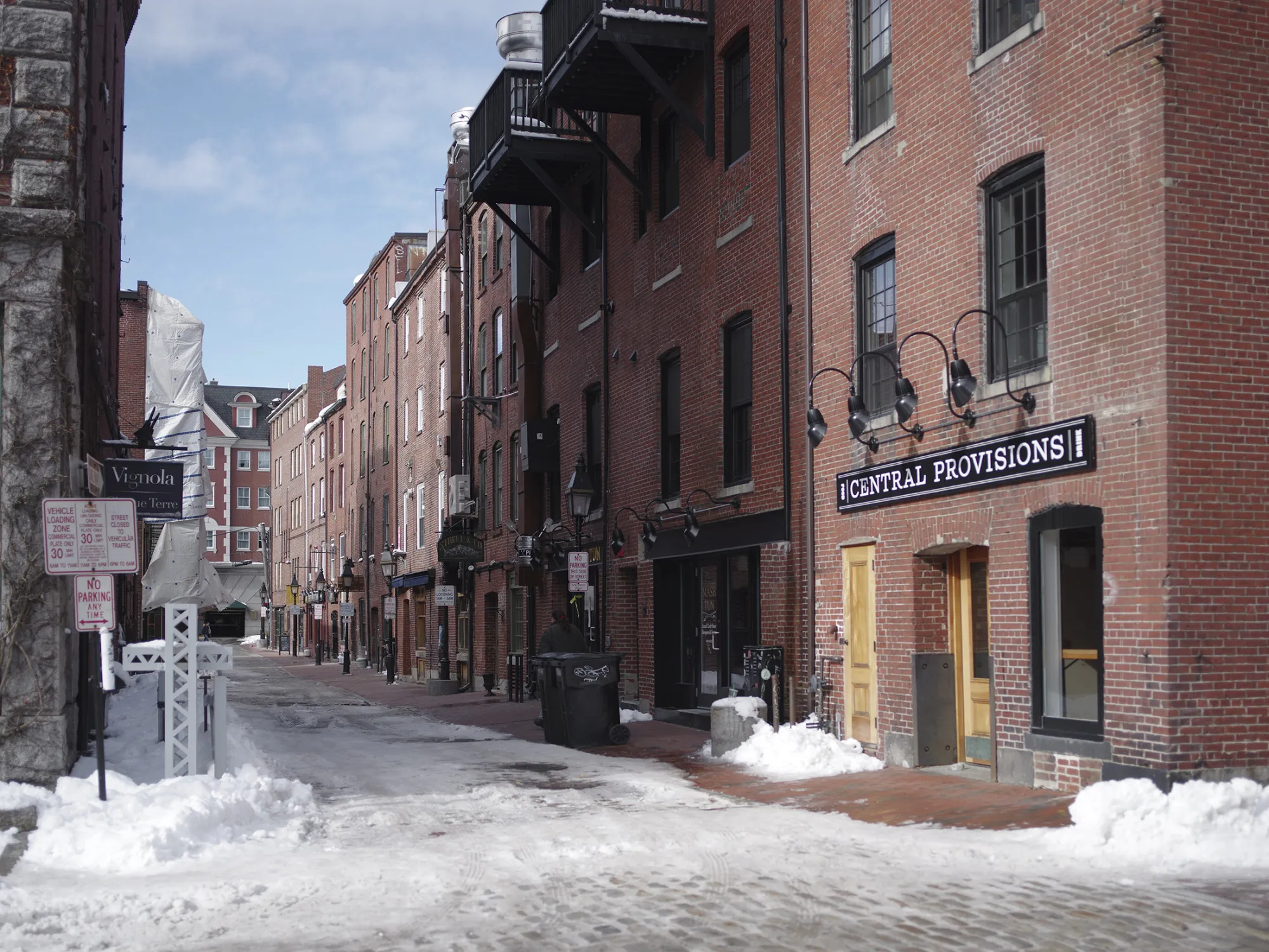 Portland, Maine’s historic district.