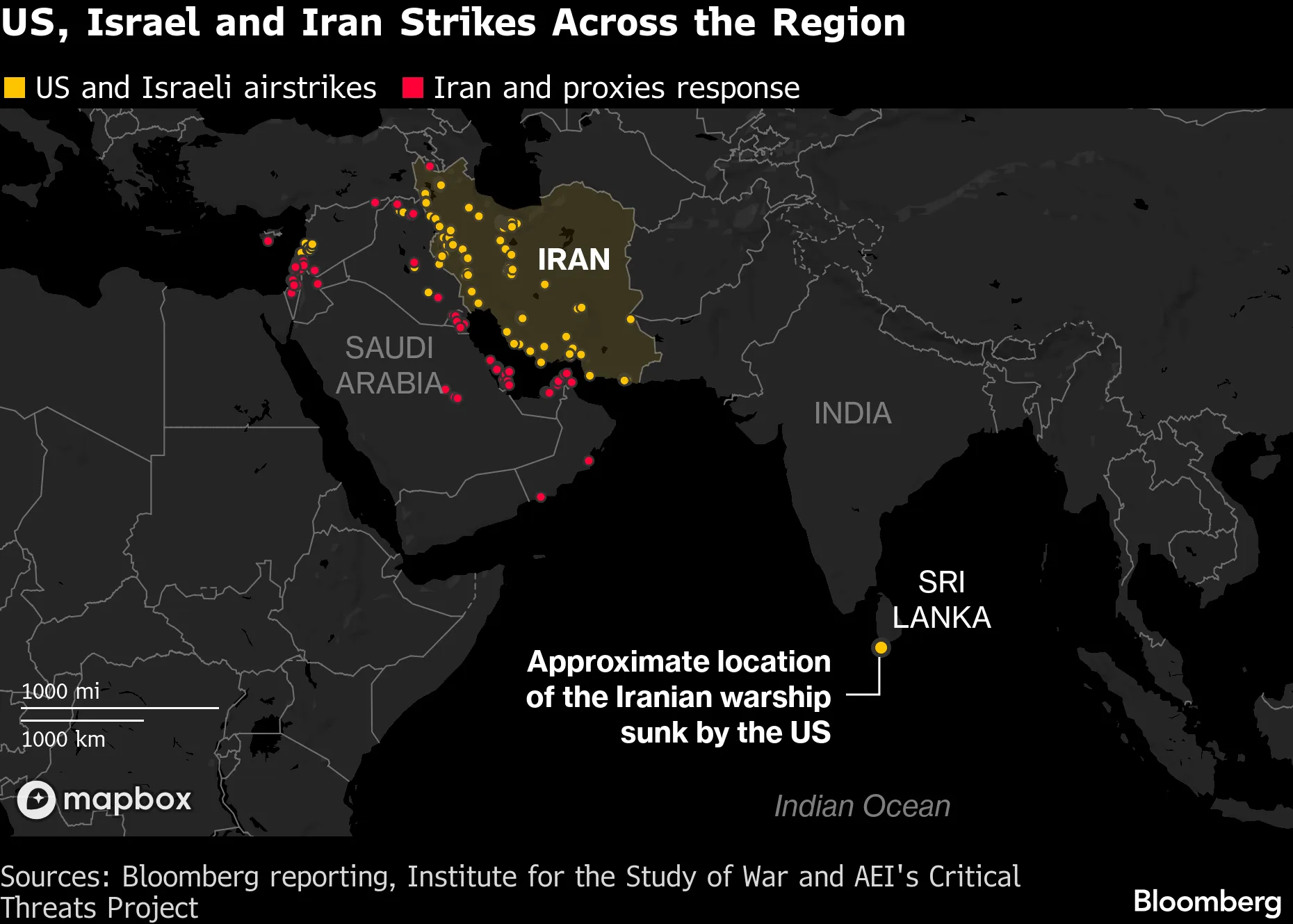 4 Maps That Show How the Iran War Reached the Indian Ocean — And Why It Matters - Bloomberg