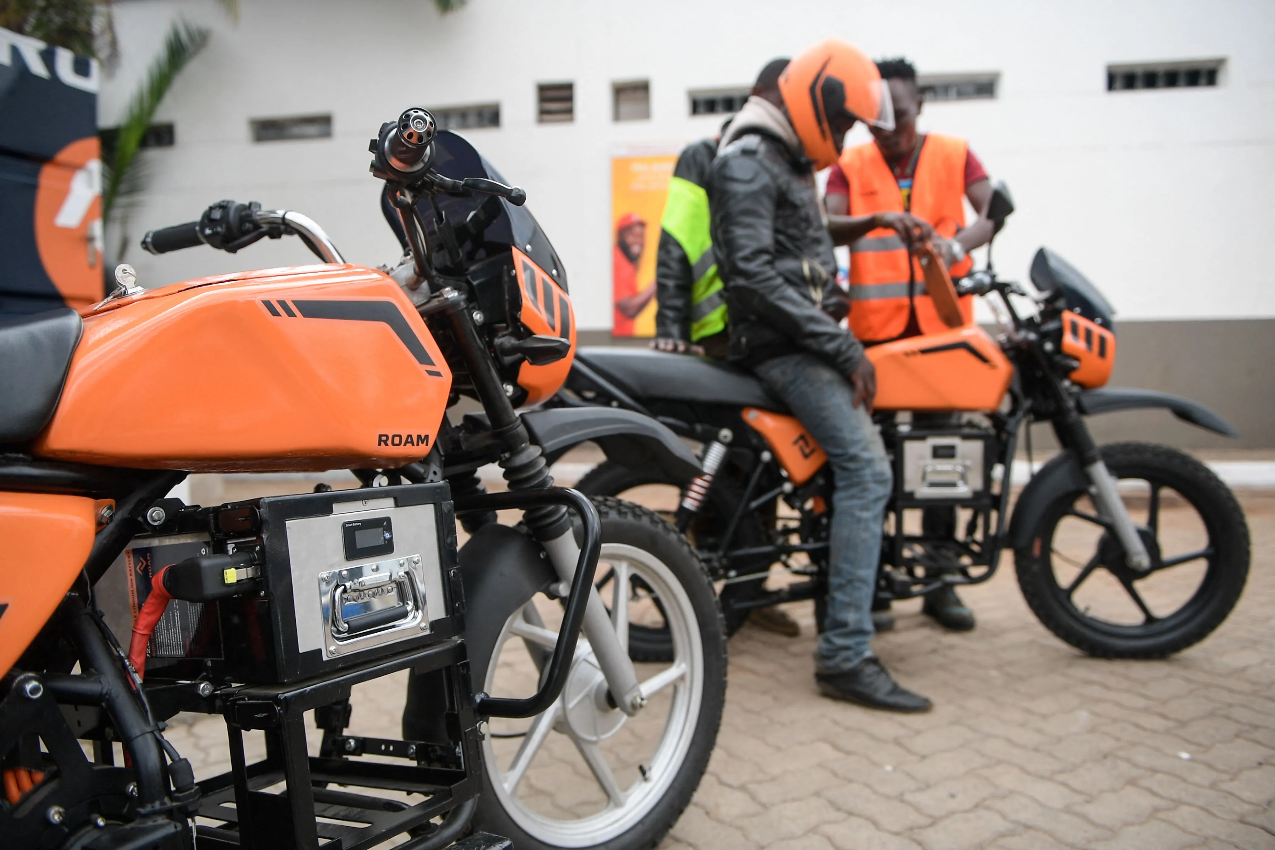 Roam Electric bikes in Nairobi.