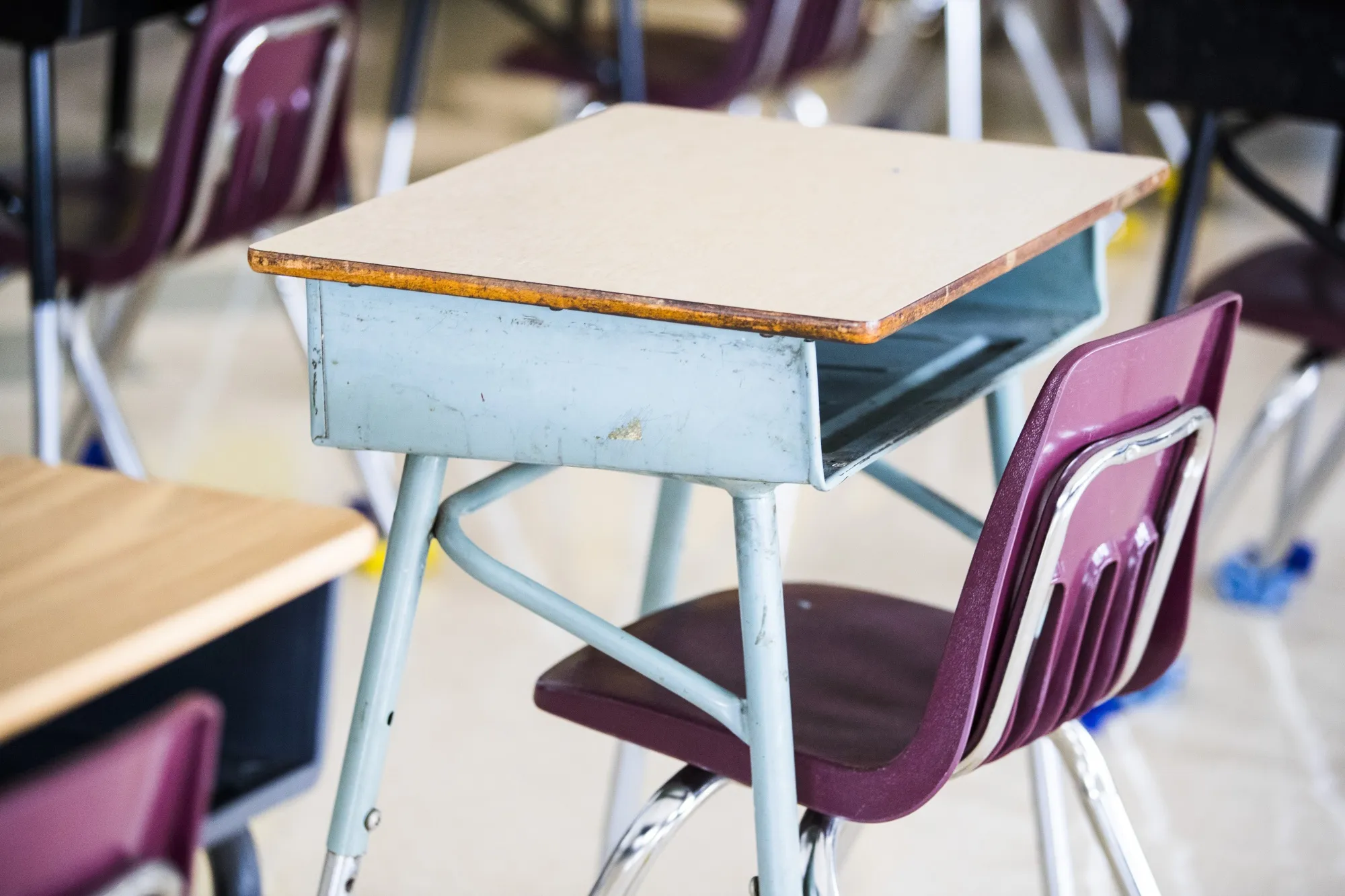 School Desk And Chair
