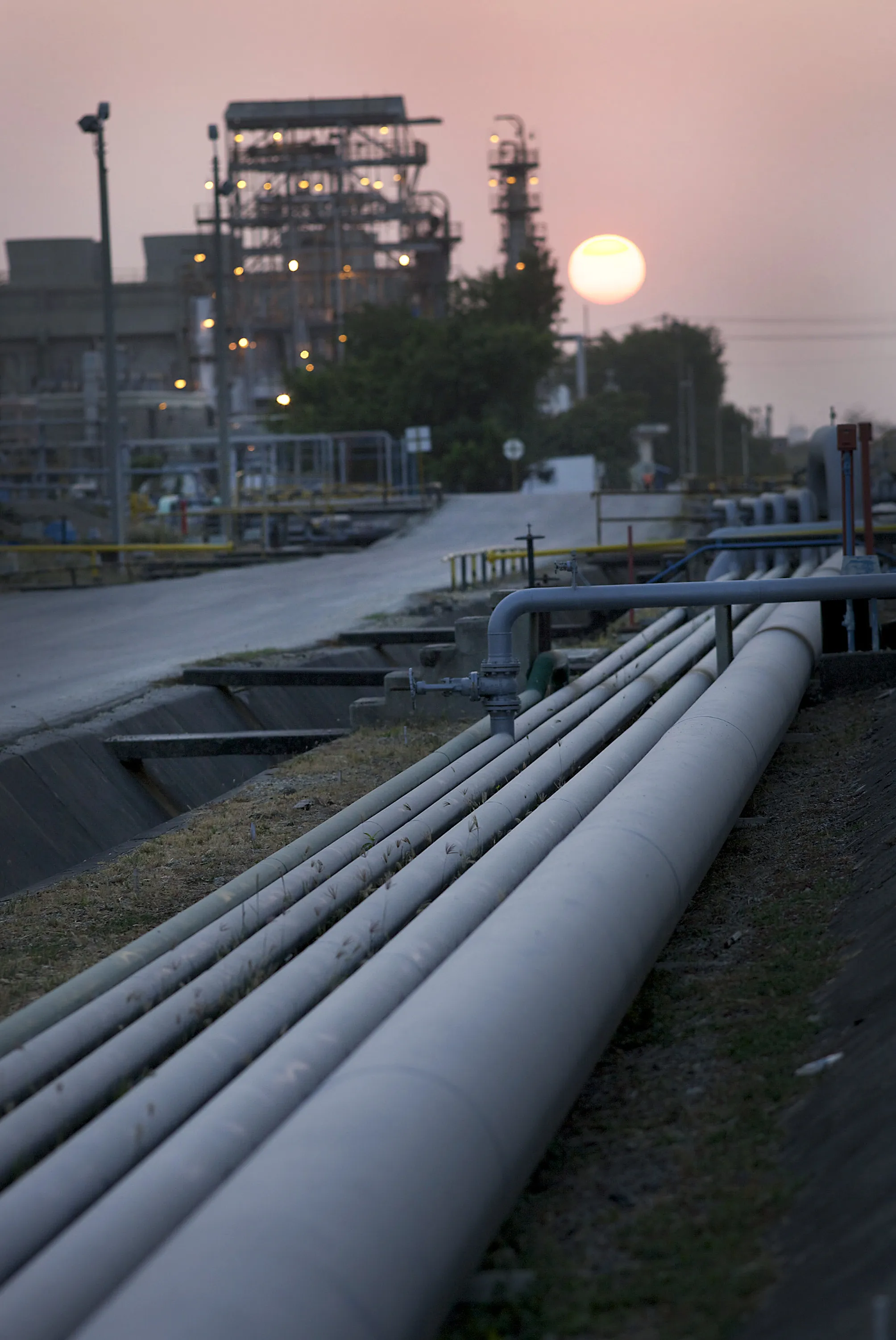 An oil refinery in Cartagena, Colombia in March, 2012.
