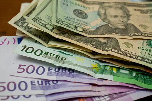 Reversal of fortune in dollar-euro.

