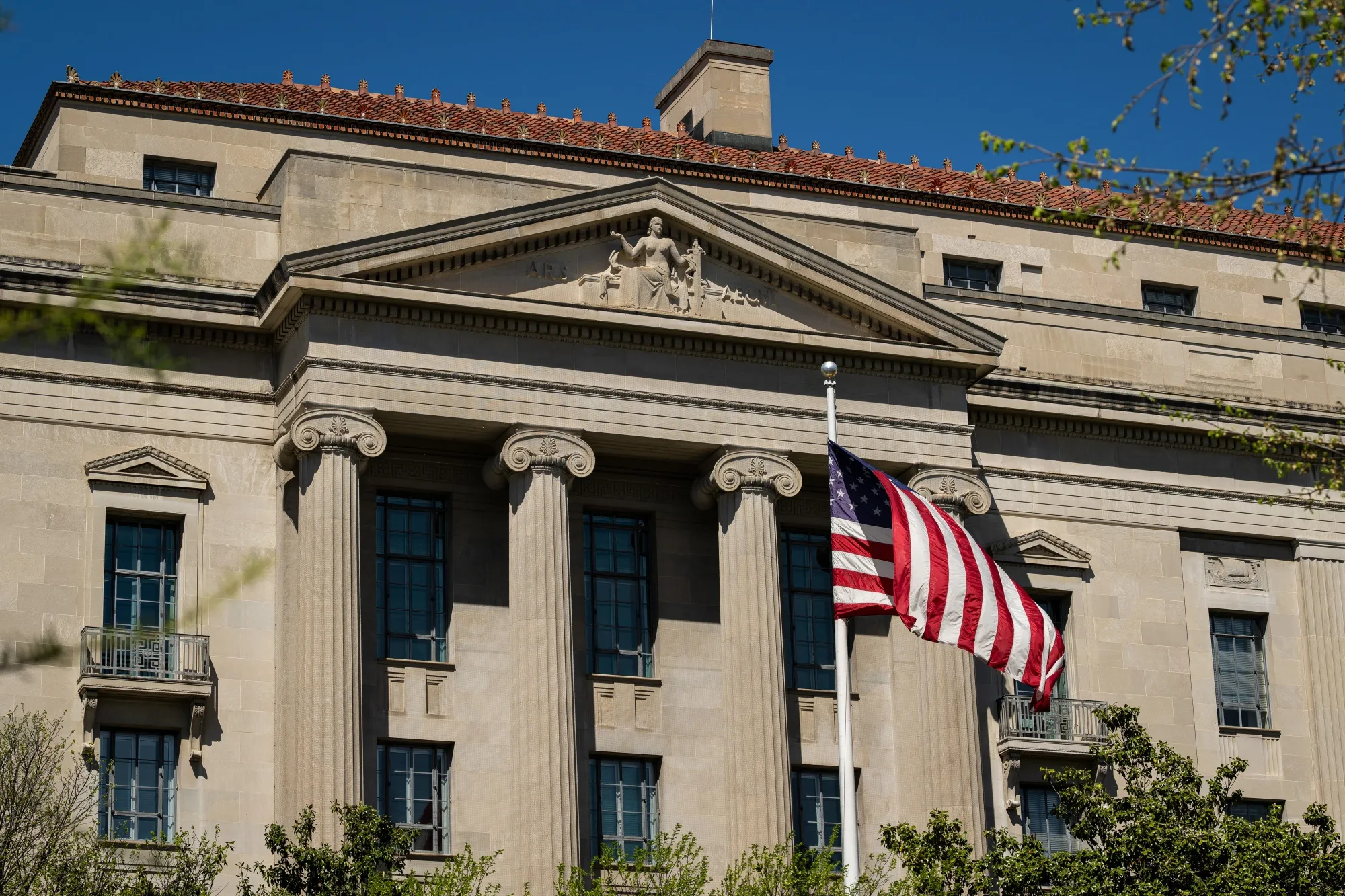 The Department of Justice in Washington.