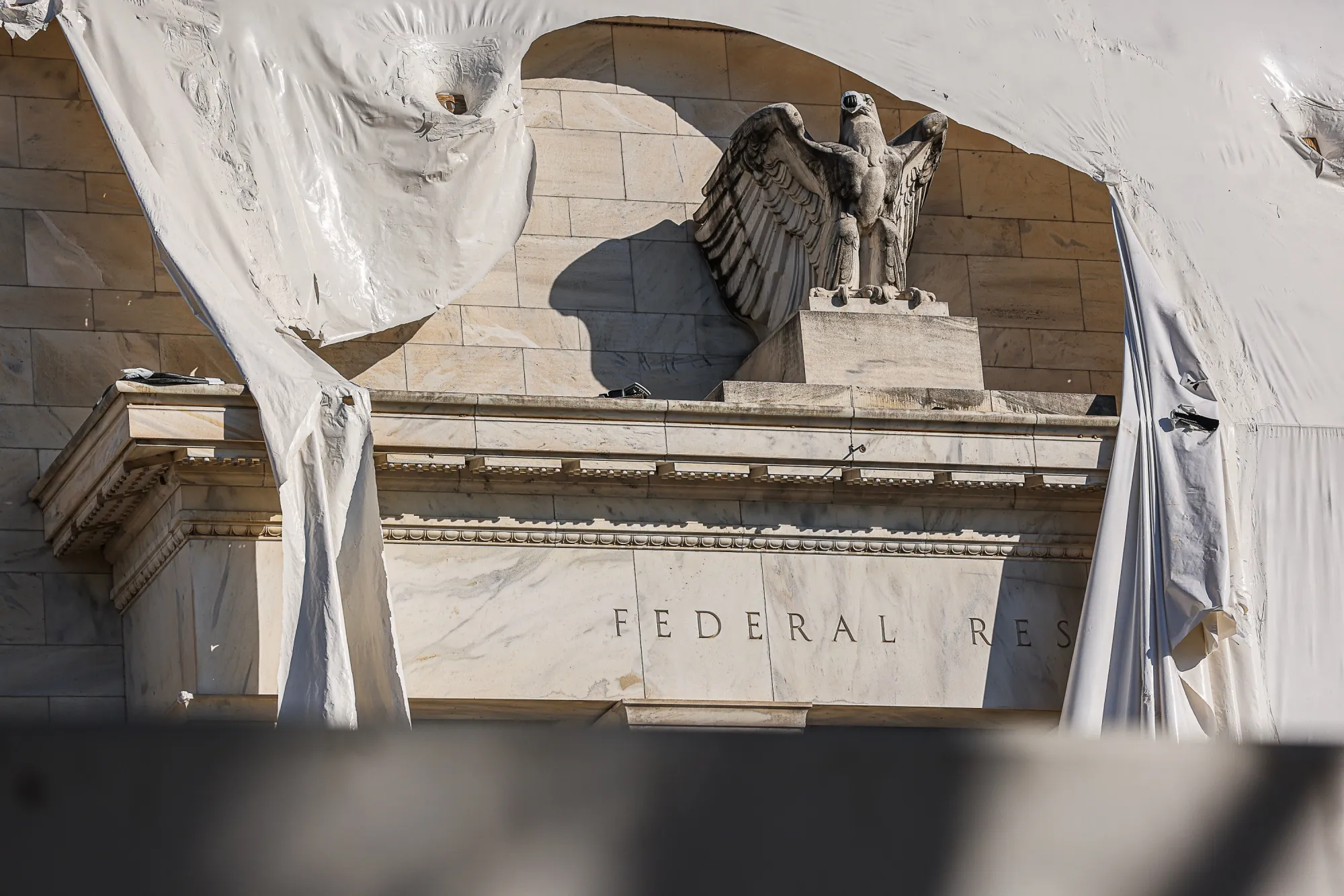 The Federal Reserve building in Washington, DC.
