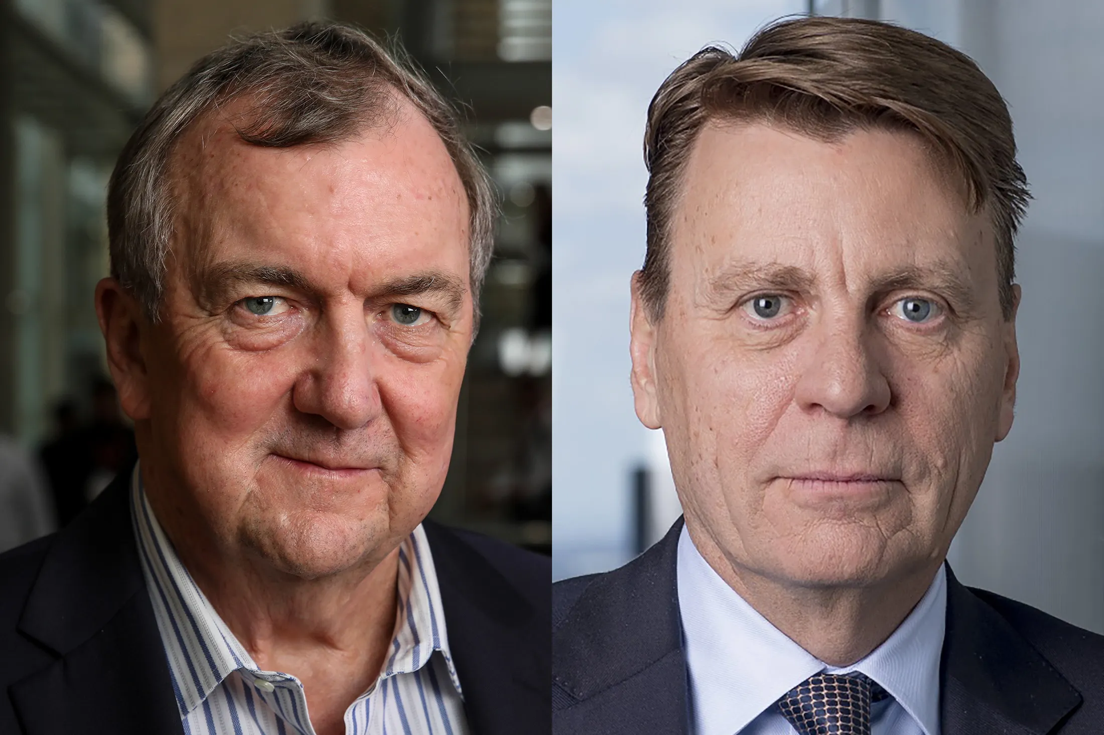 Mark Bristow, left, and&nbsp;Tom Palmer