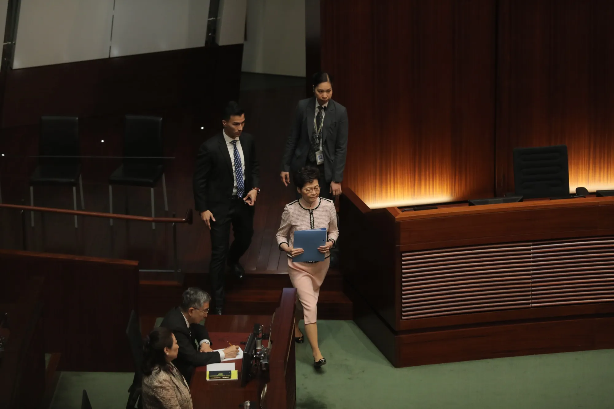 Carrie Lam on Oct. 16.