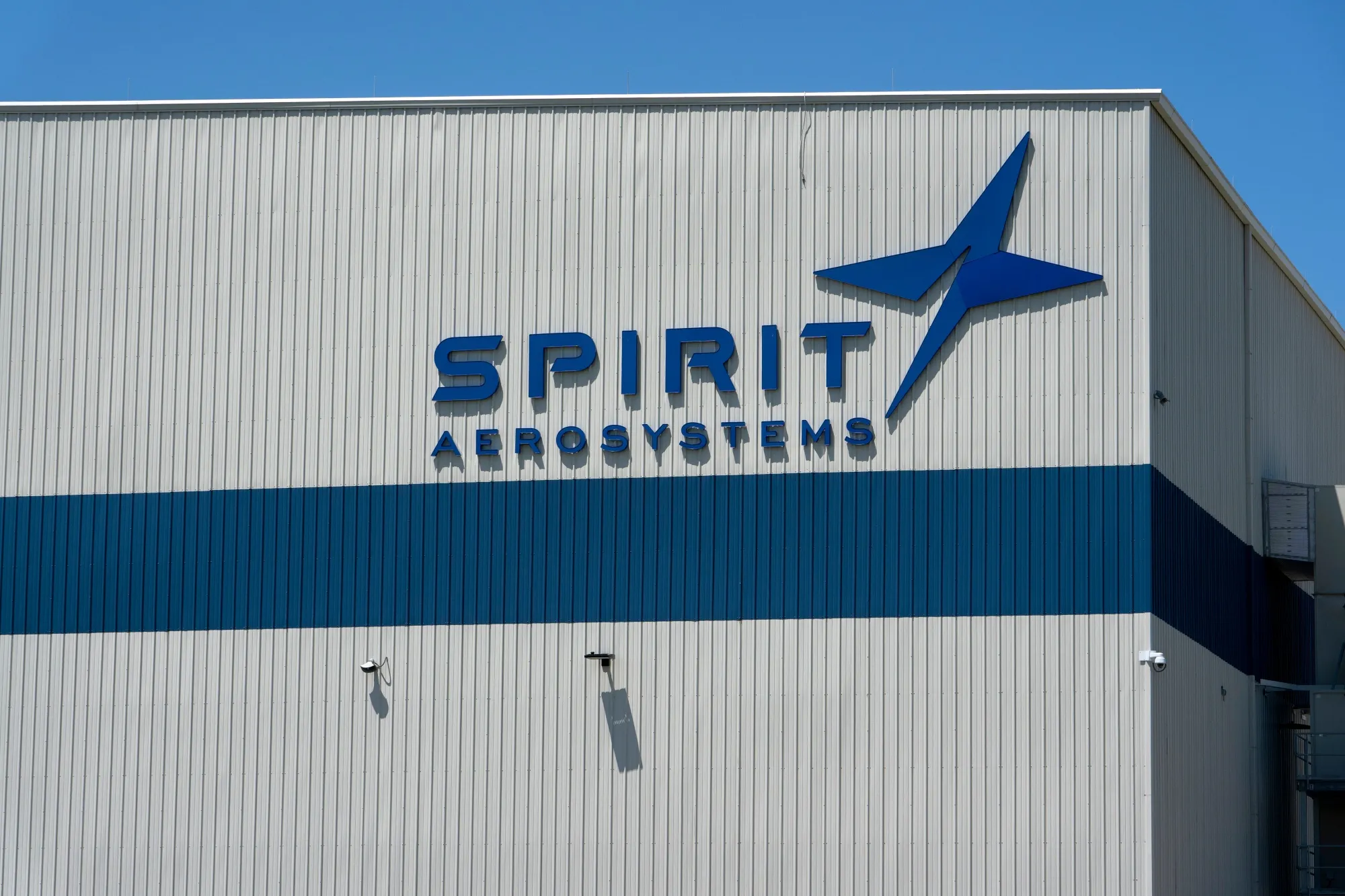 The Spirit AeroSystems factory in Wichita, Kansas.