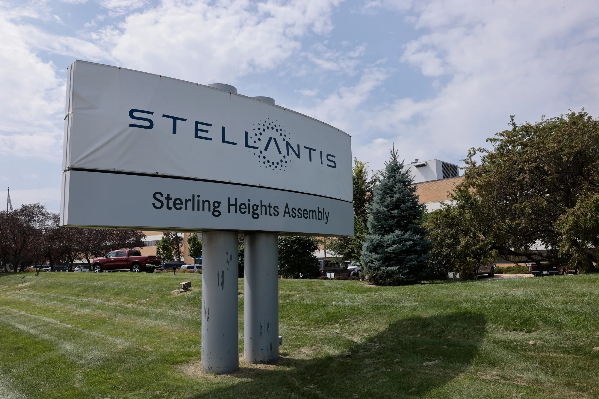 The Stellantis Sterling Heights Assembly Plant in Sterling Heights, Michigan.