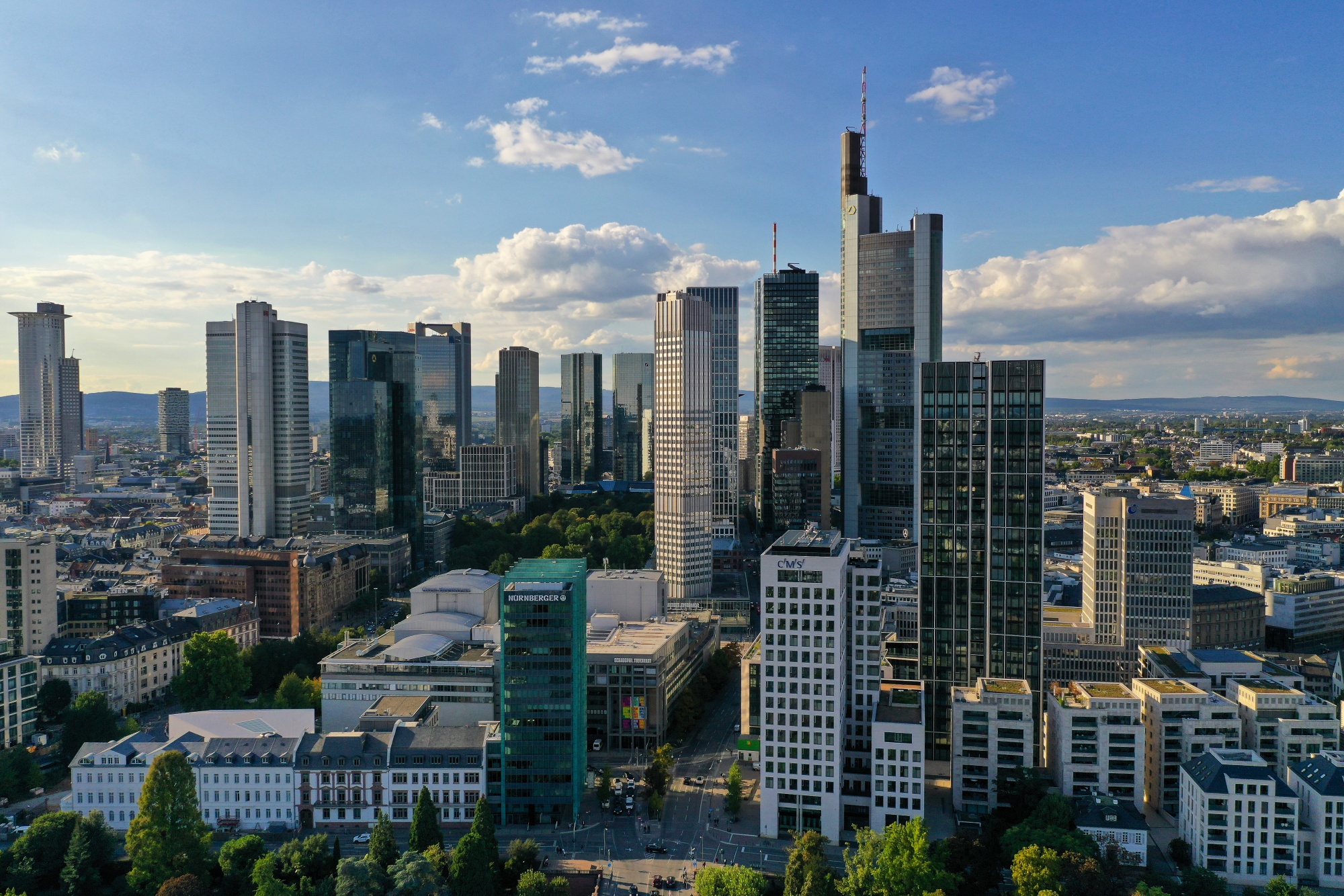 Aerial Views of Germany's Financial Capital
