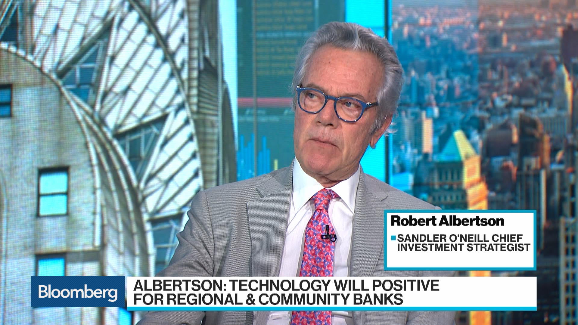Watch Sandler O’Neill’s Robert Albertson 2020 U.S. Bank Outlook Bloomberg