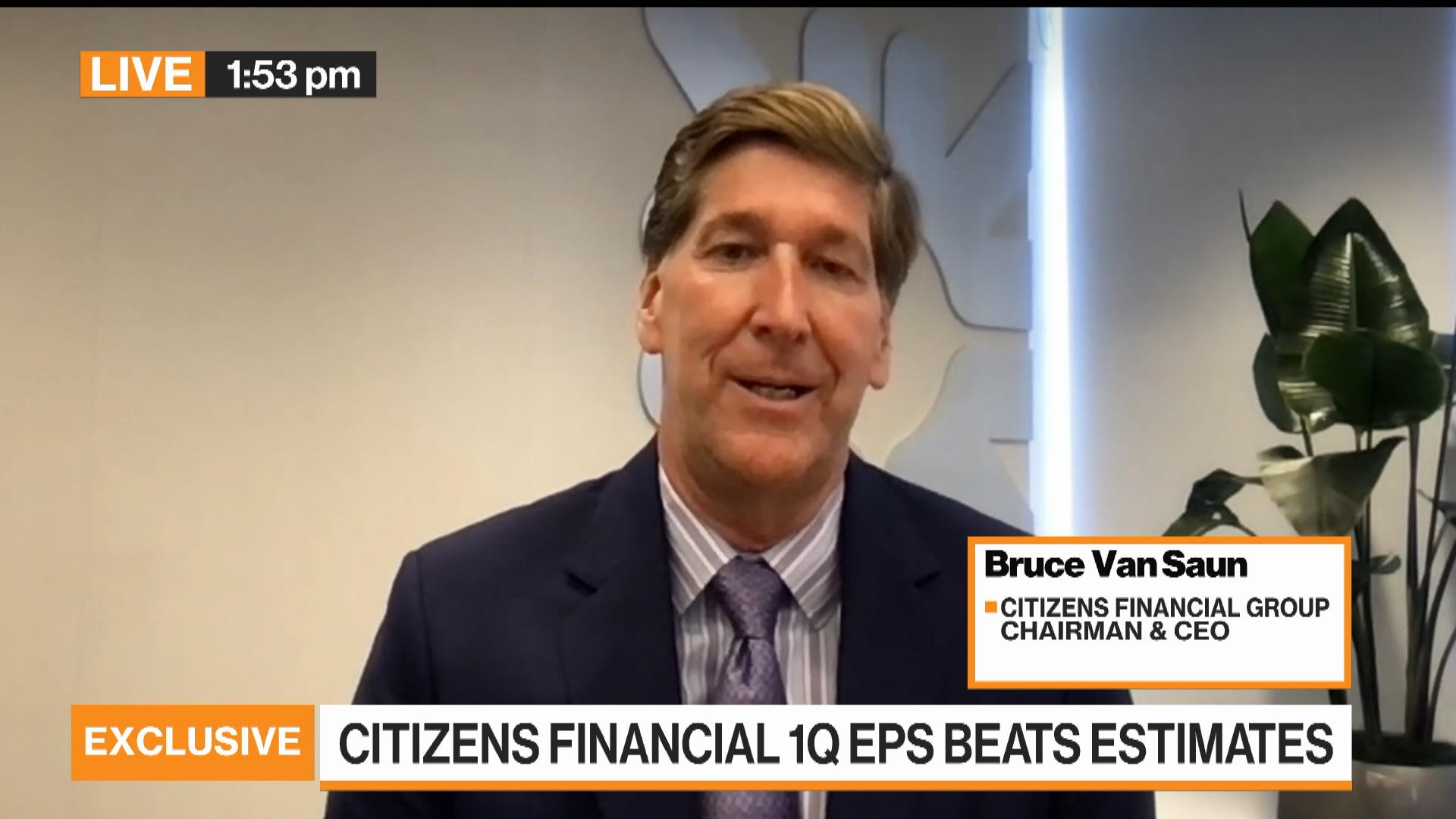 Watch Citizens CEO Bruce Van Saun Expects Uptick in Loan Growth in Q2